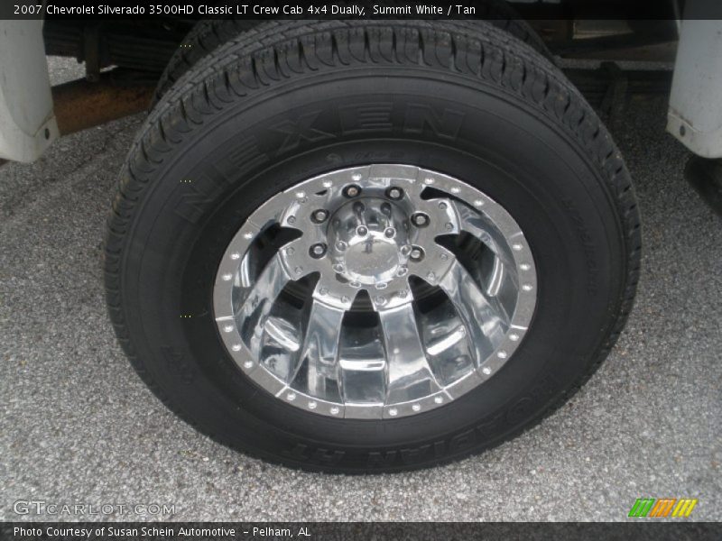 Summit White / Tan 2007 Chevrolet Silverado 3500HD Classic LT Crew Cab 4x4 Dually