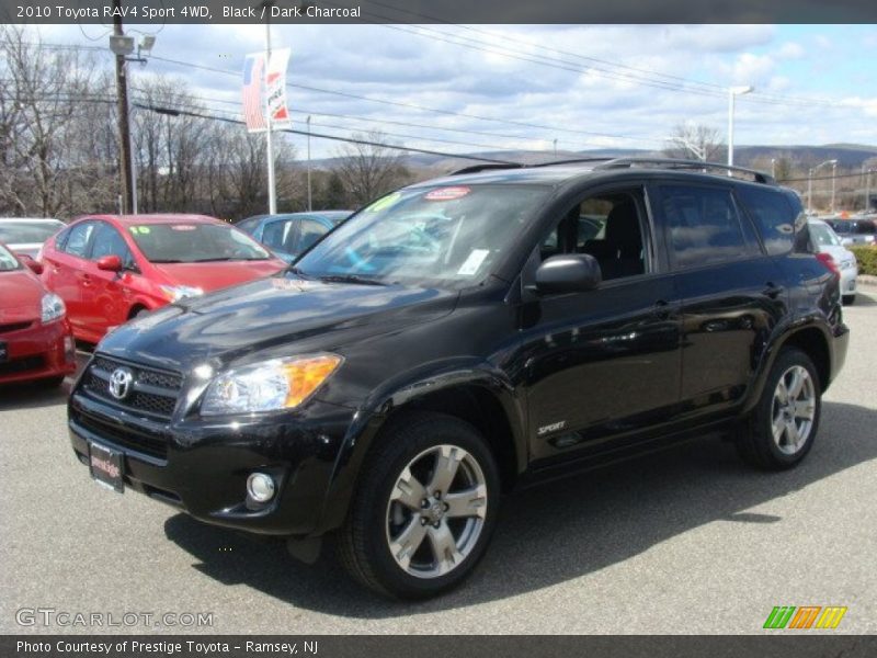 Black / Dark Charcoal 2010 Toyota RAV4 Sport 4WD