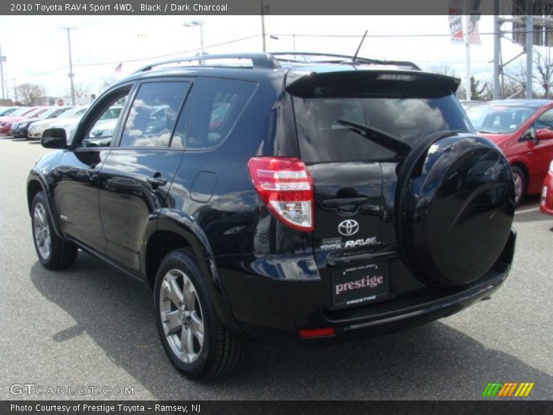 Black / Dark Charcoal 2010 Toyota RAV4 Sport 4WD