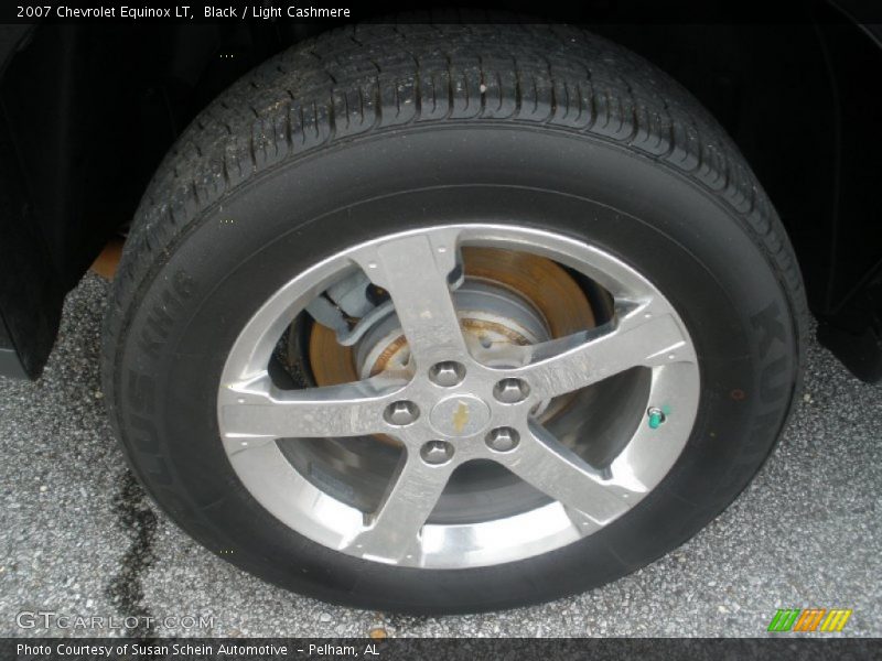Black / Light Cashmere 2007 Chevrolet Equinox LT