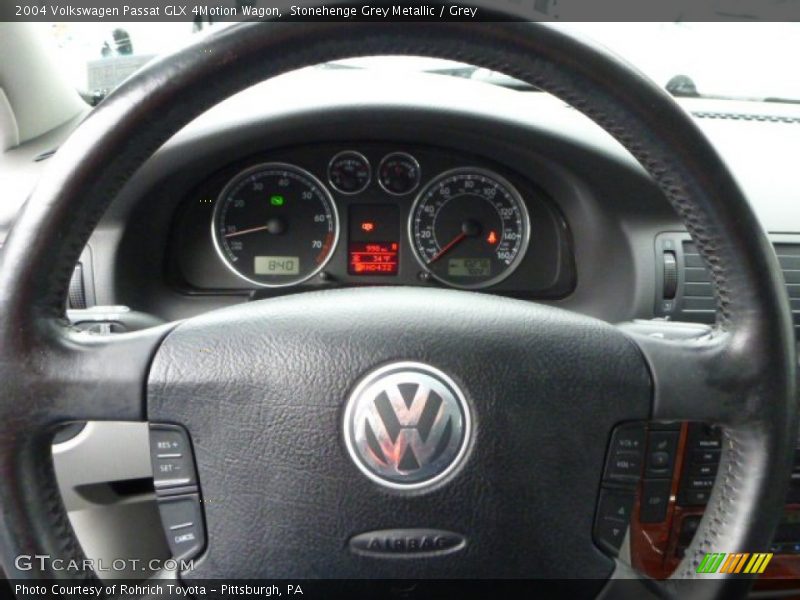 Stonehenge Grey Metallic / Grey 2004 Volkswagen Passat GLX 4Motion Wagon