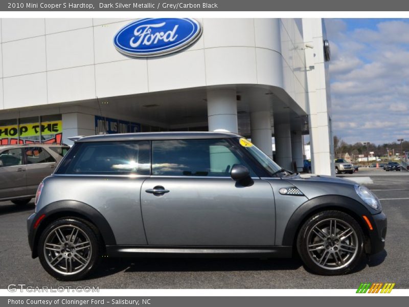 Dark Silver Metallic / Grey/Carbon Black 2010 Mini Cooper S Hardtop