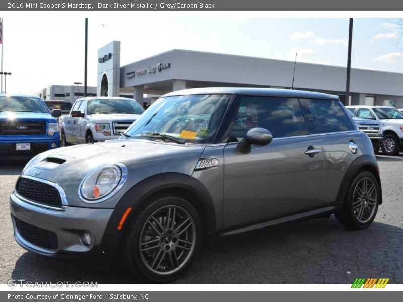 Dark Silver Metallic / Grey/Carbon Black 2010 Mini Cooper S Hardtop