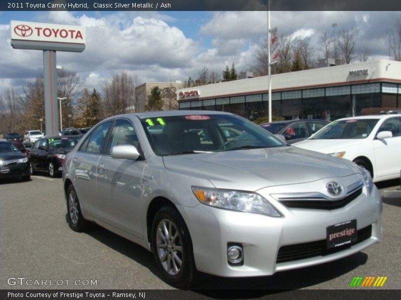 Classic Silver Metallic / Ash 2011 Toyota Camry Hybrid