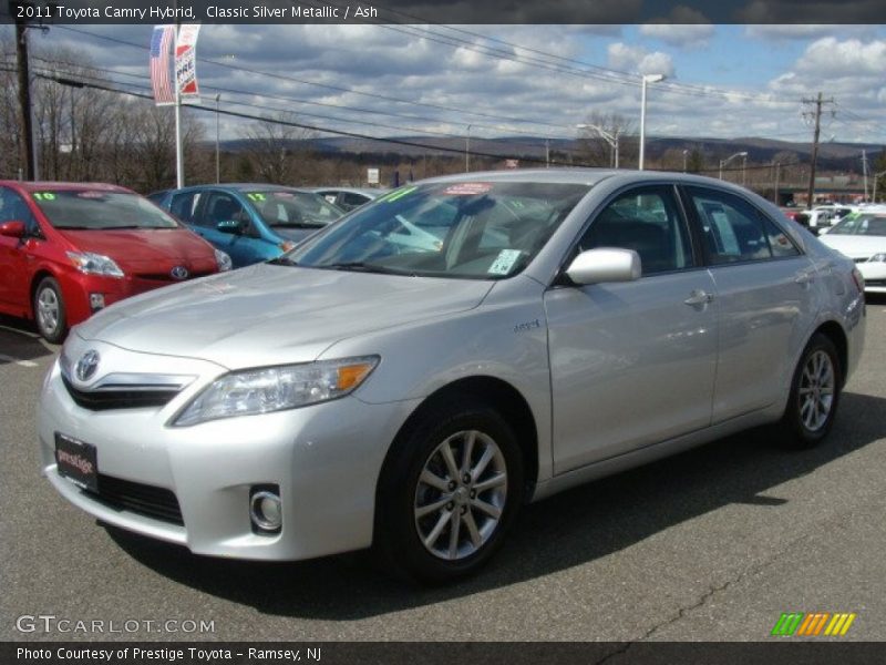 Classic Silver Metallic / Ash 2011 Toyota Camry Hybrid