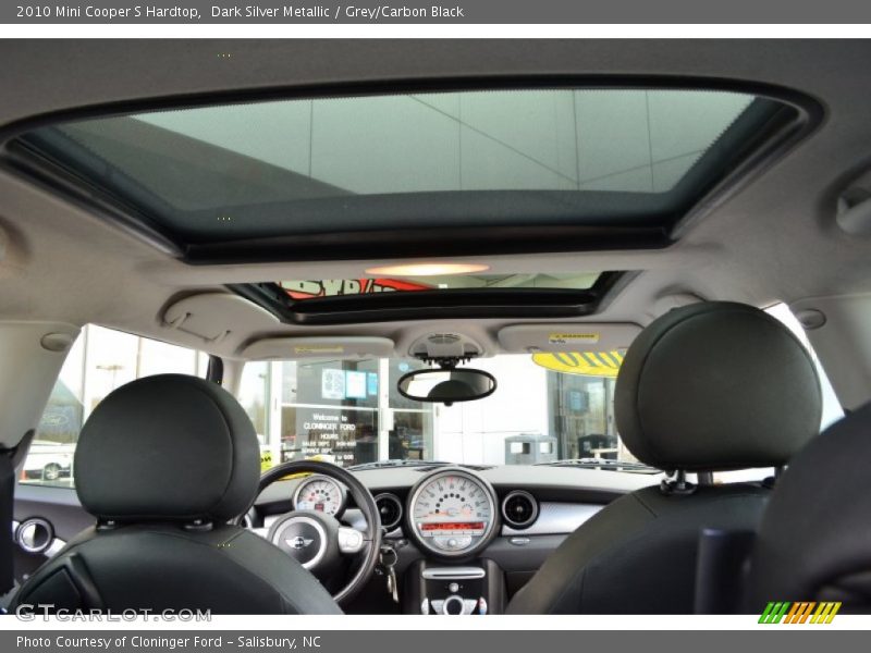 Dark Silver Metallic / Grey/Carbon Black 2010 Mini Cooper S Hardtop