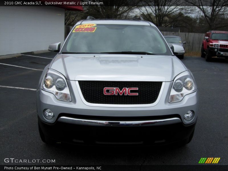 Quicksilver Metallic / Light Titanium 2010 GMC Acadia SLT