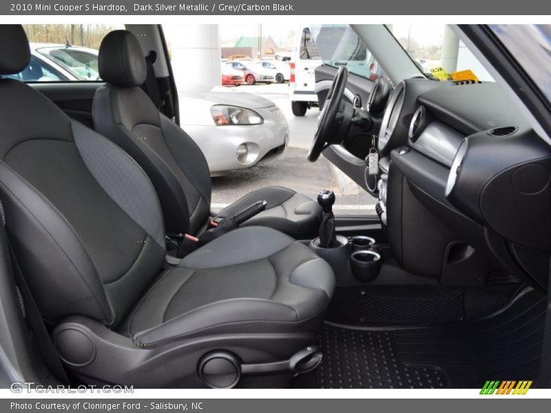 Dark Silver Metallic / Grey/Carbon Black 2010 Mini Cooper S Hardtop