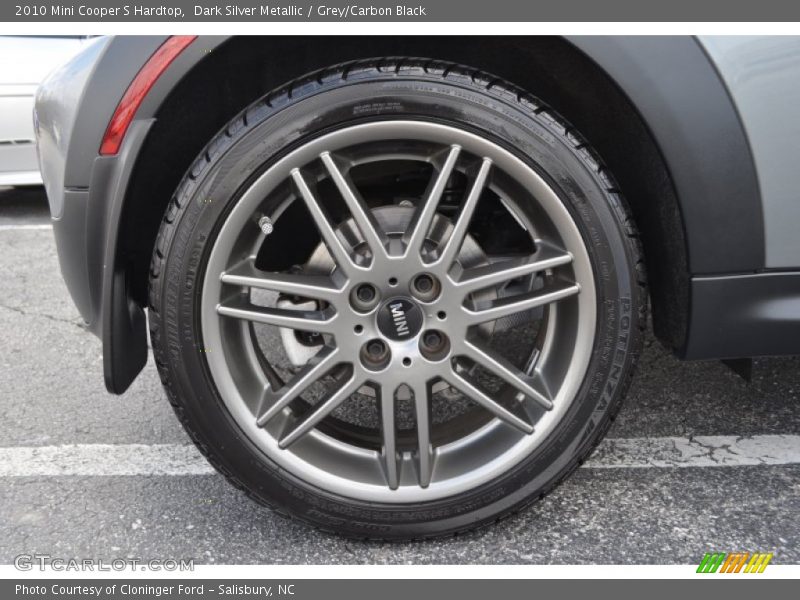Dark Silver Metallic / Grey/Carbon Black 2010 Mini Cooper S Hardtop