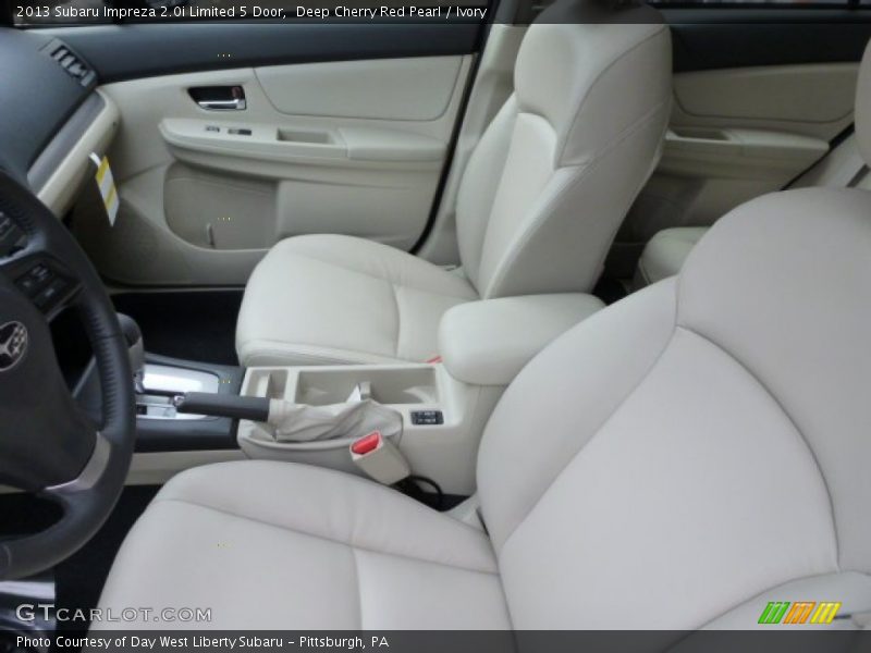 Deep Cherry Red Pearl / Ivory 2013 Subaru Impreza 2.0i Limited 5 Door