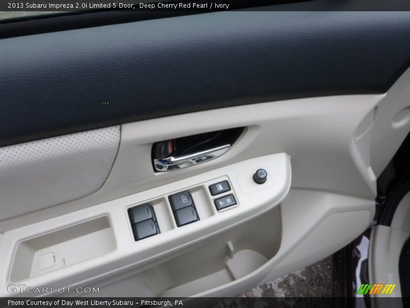 Deep Cherry Red Pearl / Ivory 2013 Subaru Impreza 2.0i Limited 5 Door