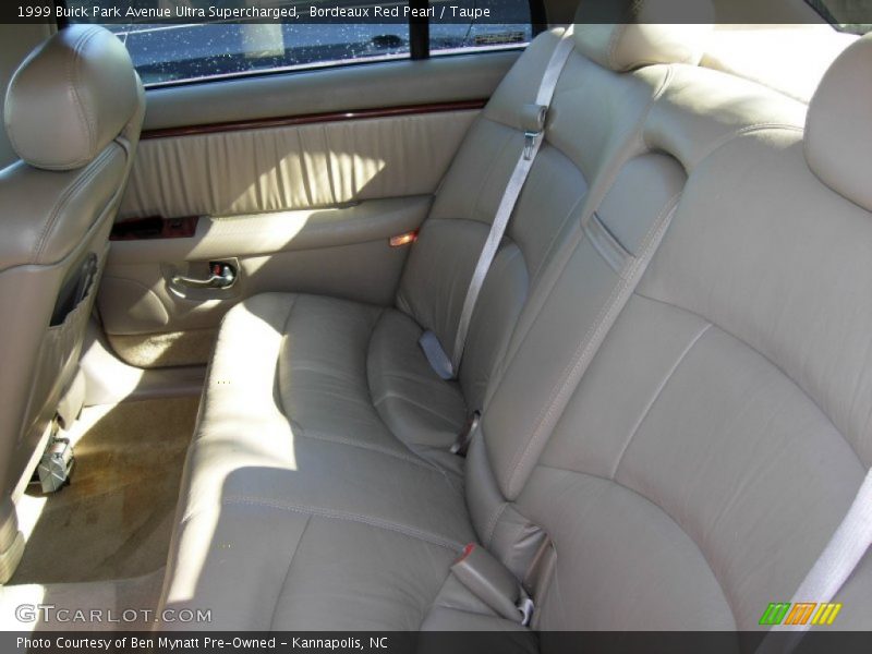 Rear Seat of 1999 Park Avenue Ultra Supercharged