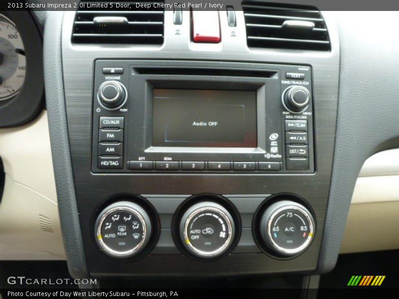 Deep Cherry Red Pearl / Ivory 2013 Subaru Impreza 2.0i Limited 5 Door