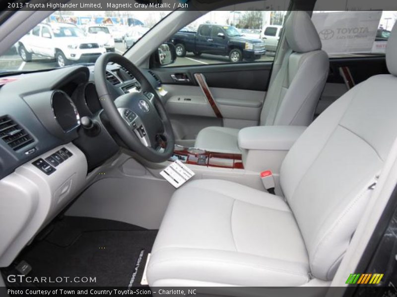 Magnetic Gray Metallic / Ash 2013 Toyota Highlander Limited