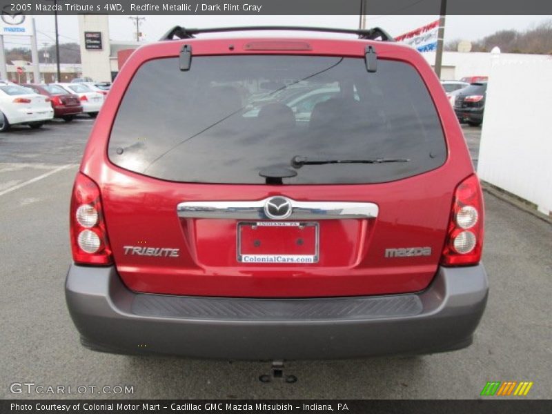 Redfire Metallic / Dark Flint Gray 2005 Mazda Tribute s 4WD