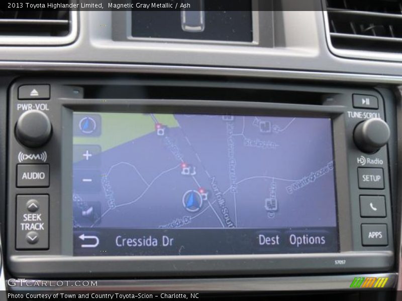 Magnetic Gray Metallic / Ash 2013 Toyota Highlander Limited
