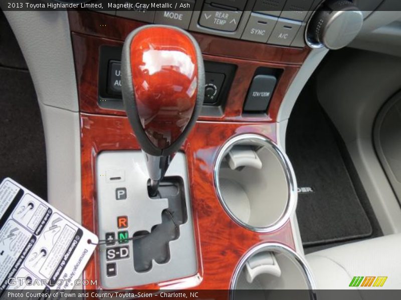 Magnetic Gray Metallic / Ash 2013 Toyota Highlander Limited