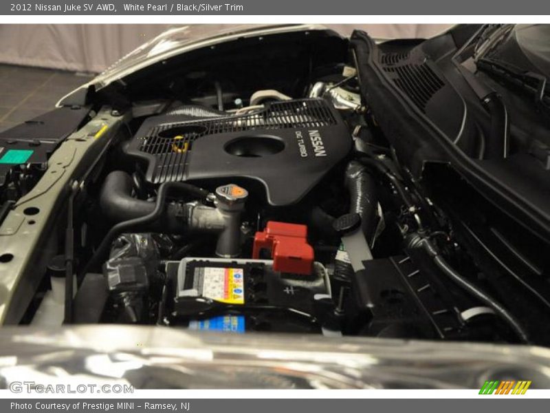 White Pearl / Black/Silver Trim 2012 Nissan Juke SV AWD