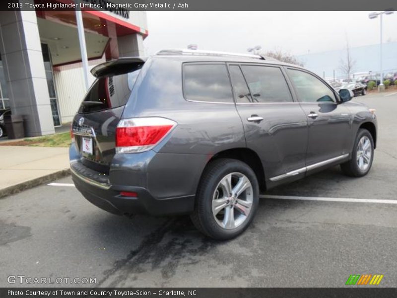 Magnetic Gray Metallic / Ash 2013 Toyota Highlander Limited