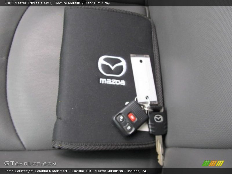 Redfire Metallic / Dark Flint Gray 2005 Mazda Tribute s 4WD