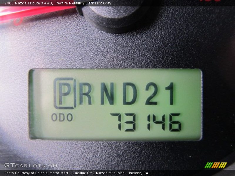 Redfire Metallic / Dark Flint Gray 2005 Mazda Tribute s 4WD