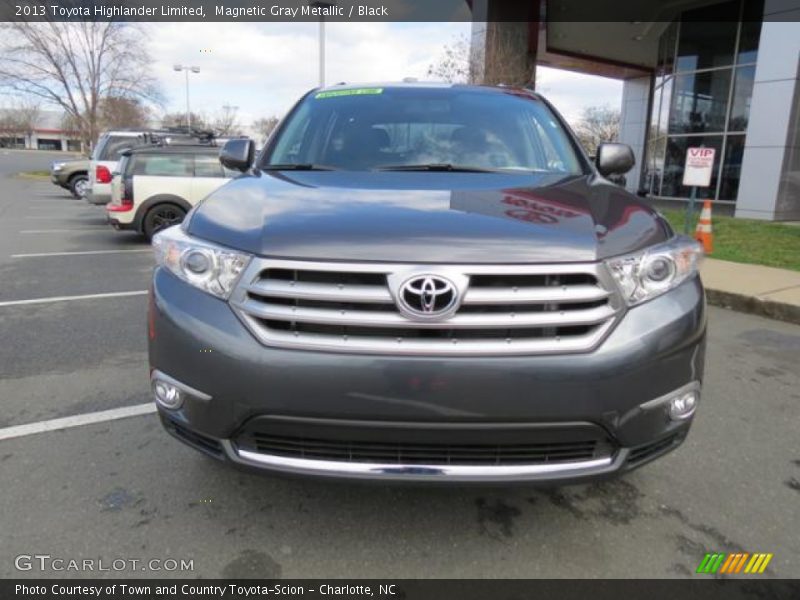 Magnetic Gray Metallic / Black 2013 Toyota Highlander Limited