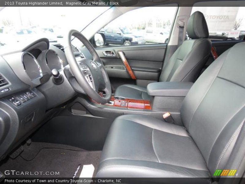 Magnetic Gray Metallic / Black 2013 Toyota Highlander Limited