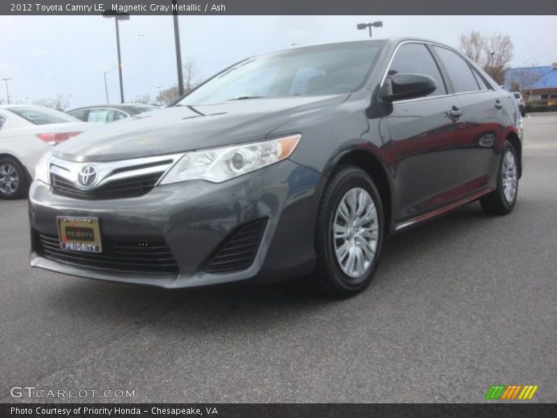 Magnetic Gray Metallic / Ash 2012 Toyota Camry LE