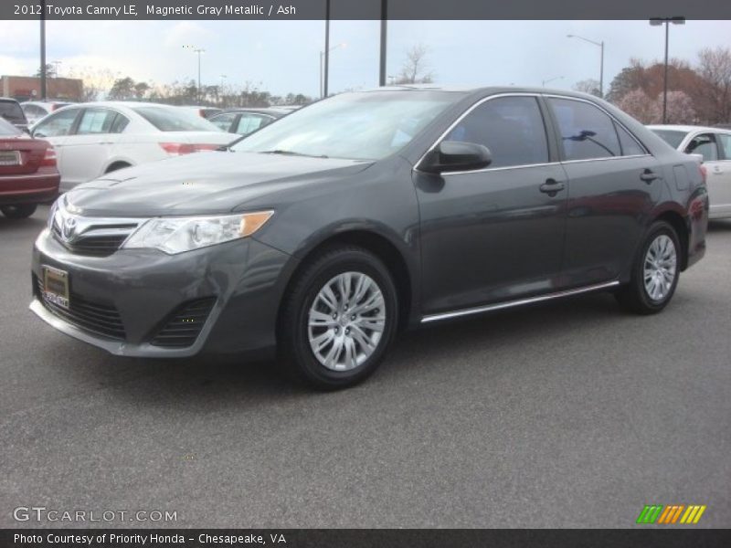 Magnetic Gray Metallic / Ash 2012 Toyota Camry LE