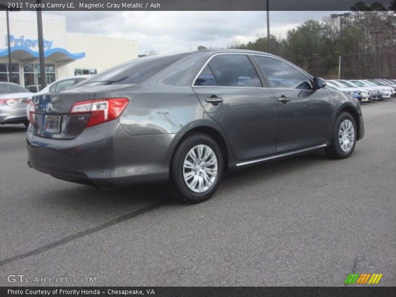 Magnetic Gray Metallic / Ash 2012 Toyota Camry LE