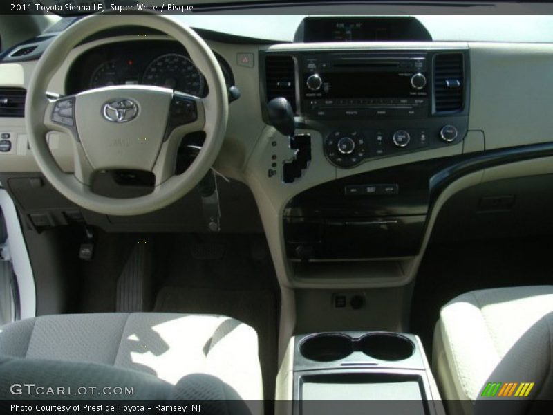 Super White / Bisque 2011 Toyota Sienna LE