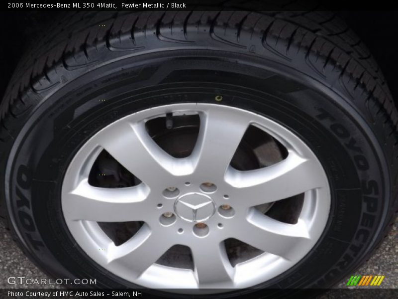 Pewter Metallic / Black 2006 Mercedes-Benz ML 350 4Matic