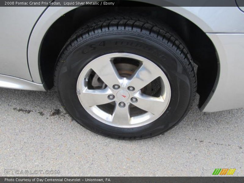 Liquid Silver Metallic / Ebony 2008 Pontiac Grand Prix Sedan