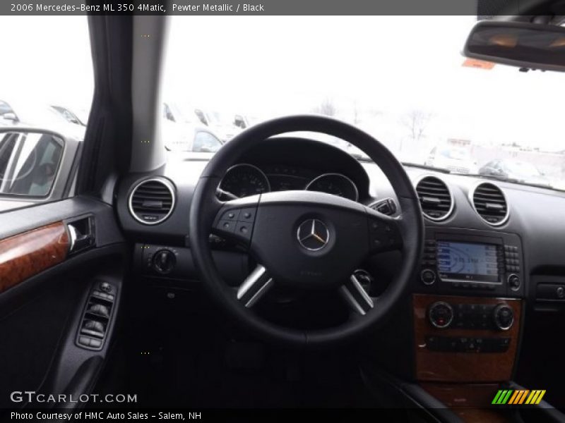 Pewter Metallic / Black 2006 Mercedes-Benz ML 350 4Matic