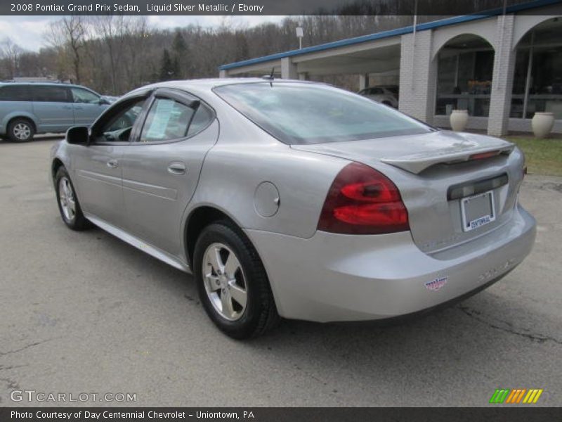 Liquid Silver Metallic / Ebony 2008 Pontiac Grand Prix Sedan