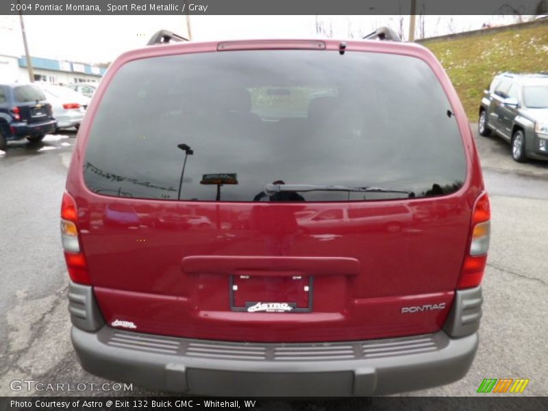 Sport Red Metallic / Gray 2004 Pontiac Montana