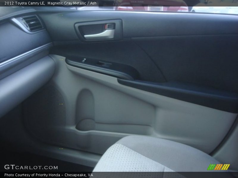 Magnetic Gray Metallic / Ash 2012 Toyota Camry LE