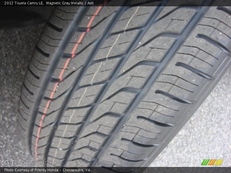 Magnetic Gray Metallic / Ash 2012 Toyota Camry LE