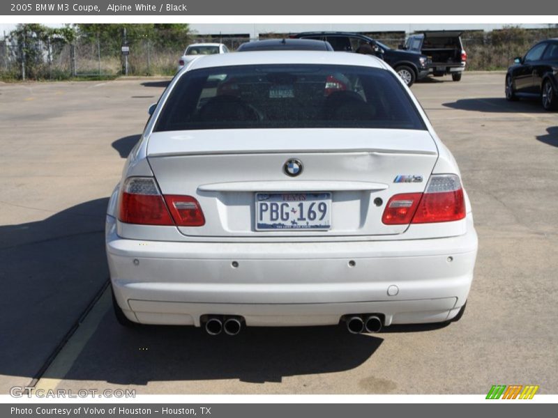 Alpine White / Black 2005 BMW M3 Coupe
