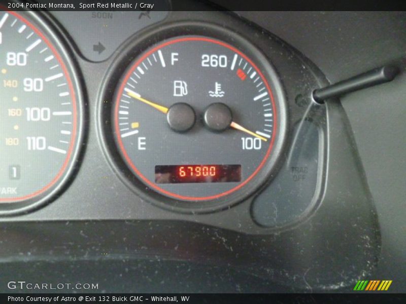 Sport Red Metallic / Gray 2004 Pontiac Montana