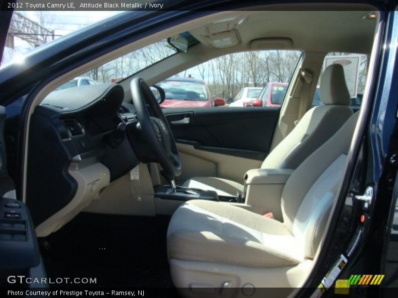 Attitude Black Metallic / Ivory 2012 Toyota Camry LE