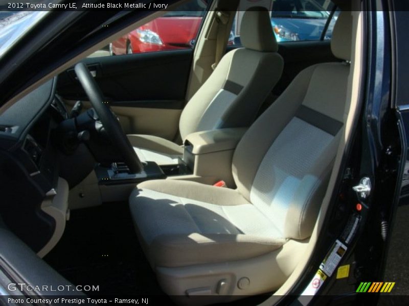 Attitude Black Metallic / Ivory 2012 Toyota Camry LE