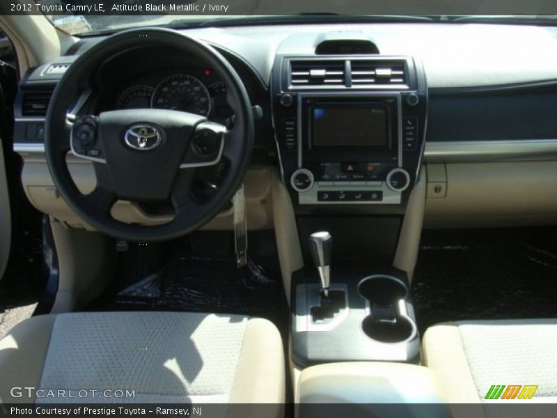 Attitude Black Metallic / Ivory 2012 Toyota Camry LE