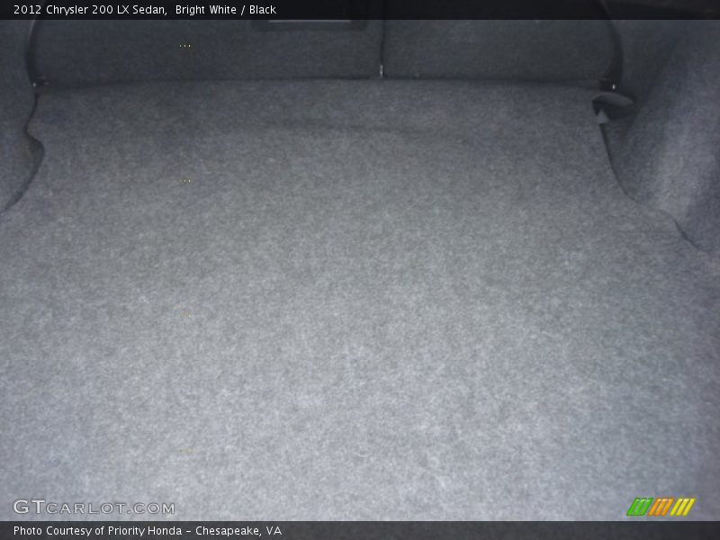 Bright White / Black 2012 Chrysler 200 LX Sedan