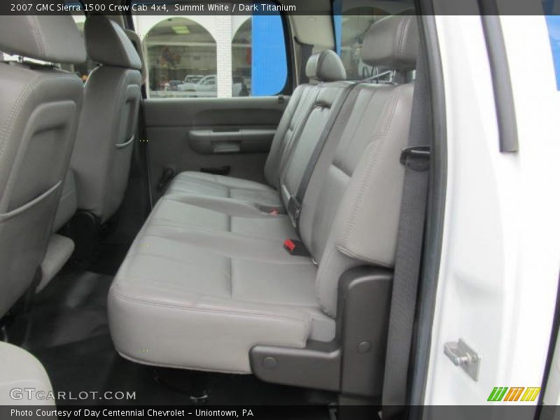 Rear Seat of 2007 Sierra 1500 Crew Cab 4x4