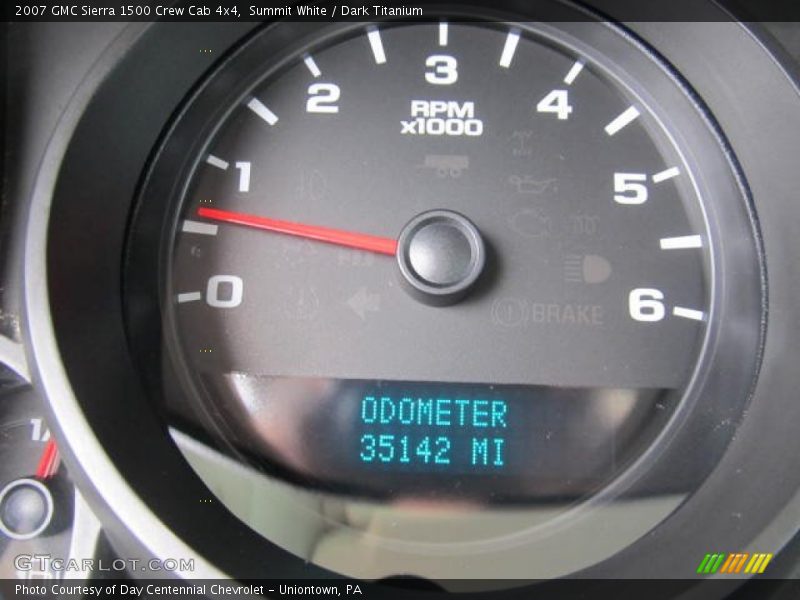Summit White / Dark Titanium 2007 GMC Sierra 1500 Crew Cab 4x4