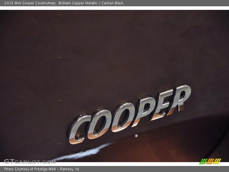 Brilliant Copper Metallic / Carbon Black 2013 Mini Cooper Countryman