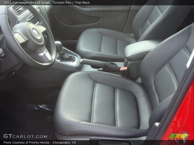 Tornado Red / Titan Black 2013 Volkswagen Jetta SE Sedan