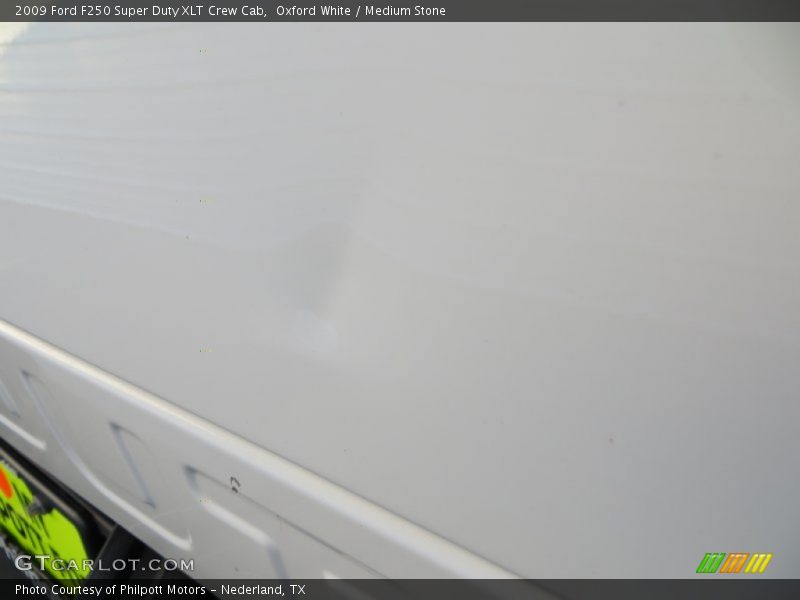 Oxford White / Medium Stone 2009 Ford F250 Super Duty XLT Crew Cab