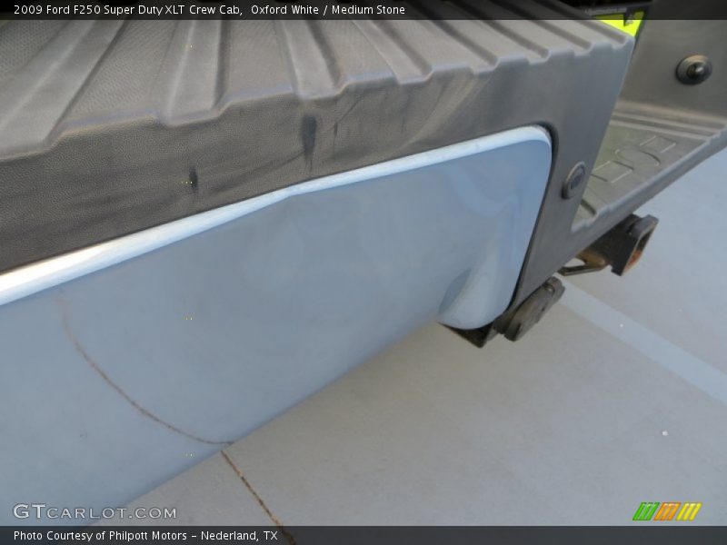 Oxford White / Medium Stone 2009 Ford F250 Super Duty XLT Crew Cab